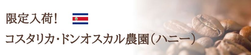 限定・コスタリカドンオスカル農園ハニー